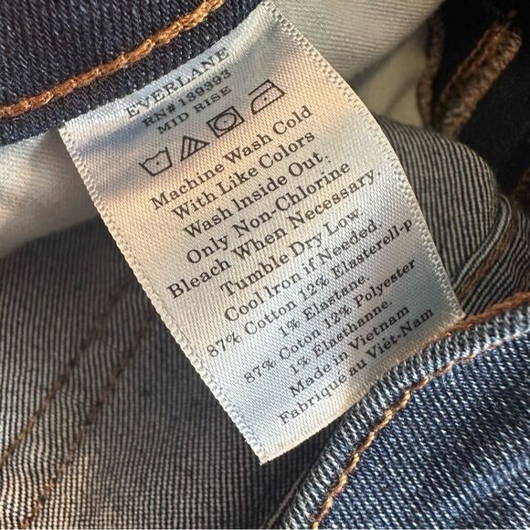 Everlane Mid-Rise Skinny Jeans in Mid Blue women’s 28 - Picture 10 of 10